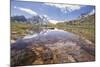 The Snowy Peaks are Reflected in the Clear Waters of Lake Piz, Switzerland-Roberto Moiola-Mounted Photographic Print