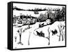 The Snowy Shores of the St Lawrence-Josh Byer-Framed Stretched Canvas