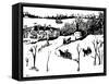 The Snowy Shores of the St Lawrence-Josh Byer-Framed Stretched Canvas