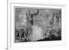 The So-Called "Angels of Mons" Halt the German Advance at Mons Belgium-Alfred Pearse-Framed Premium Giclee Print