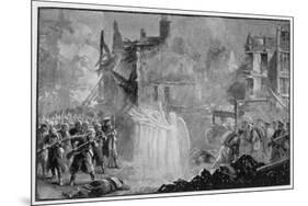 The So-Called "Angels of Mons" Halt the German Advance at Mons Belgium-Alfred Pearse-Mounted Premium Giclee Print