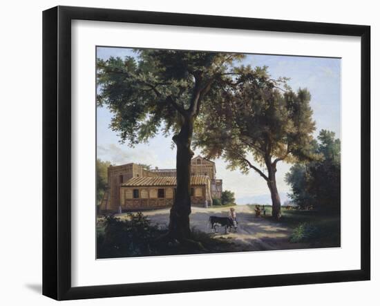 The So-Called Capodimonte Vaccheria-Giuseppe Cesari-Framed Giclee Print