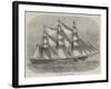 The Sobraon, Australian Packet-Ship-Edwin Weedon-Framed Giclee Print