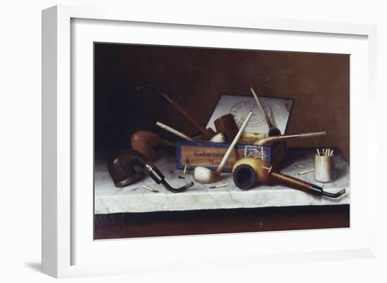 The Social Club-William Michael Harnett-Framed Giclee Print