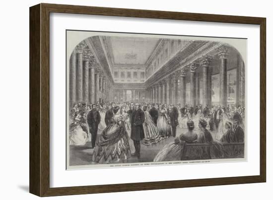 The Social Science Congress at York, Conversazione in the Assembly Rooms, Blake-Street-null-Framed Giclee Print