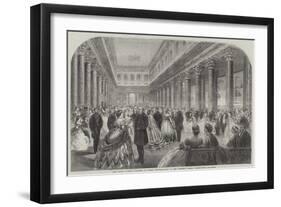 The Social Science Congress at York, Conversazione in the Assembly Rooms, Blake-Street-null-Framed Giclee Print