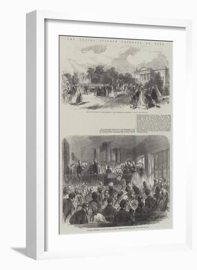 The Social Science Congress at York-null-Framed Giclee Print