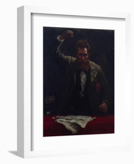 The Socialist, 1885-Robert Koehler-Framed Giclee Print