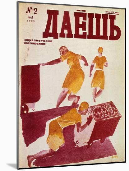 The Socialist Emulation, 1929-Dmitriy Stakhievich Moor-Mounted Giclee Print