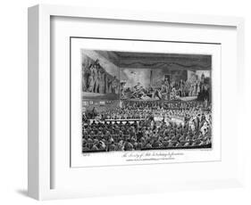 The Society of Arts Distributing its Premiums, 1804-Isaac Taylor-Framed Giclee Print