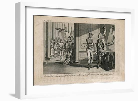 The Soho Masquerade Conference Between the Premier and His Journeyman-English School-Framed Giclee Print