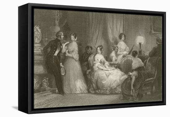 The Soiree-Eugene-Louis Lami-Framed Stretched Canvas