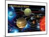 The Solar System for Kids-null-Mounted Art Print