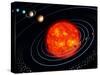 The Solar System-Stocktrek Images-Stretched Canvas