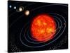 The Solar System-Stocktrek Images-Stretched Canvas