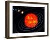 The Solar System-Stocktrek Images-Framed Premium Photographic Print