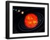 The Solar System-Stocktrek Images-Framed Premium Photographic Print