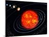 The Solar System-Stocktrek Images-Mounted Premium Photographic Print