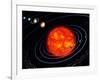 The Solar System-Stocktrek Images-Framed Photographic Print