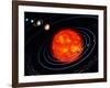 The Solar System-Stocktrek Images-Framed Photographic Print