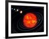 The Solar System-Stocktrek Images-Framed Photographic Print