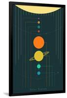 The Solar System-null-Framed Art Print