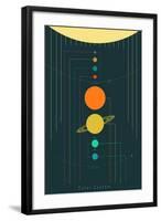 The Solar System-null-Framed Art Print