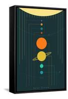 The Solar System-null-Framed Stretched Canvas