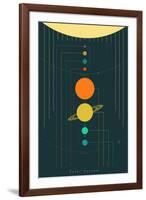 The Solar System-null-Framed Art Print