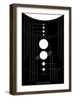 The Solar System-null-Framed Art Print