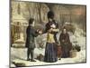 The Soldier's Farewell, the Parent's Gift [Leaving for the Crimea]-George Housman Thomas-Mounted Giclee Print