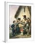 The Soldier's Return, 1853 (W/C)-Joseph-louis-hippolyte Bellange-Framed Giclee Print