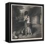 The Soldier's Return' the Embrace-null-Framed Stretched Canvas