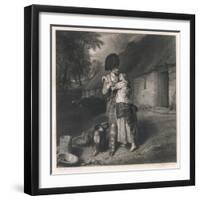 The Soldier's Return' the Embrace-null-Framed Art Print