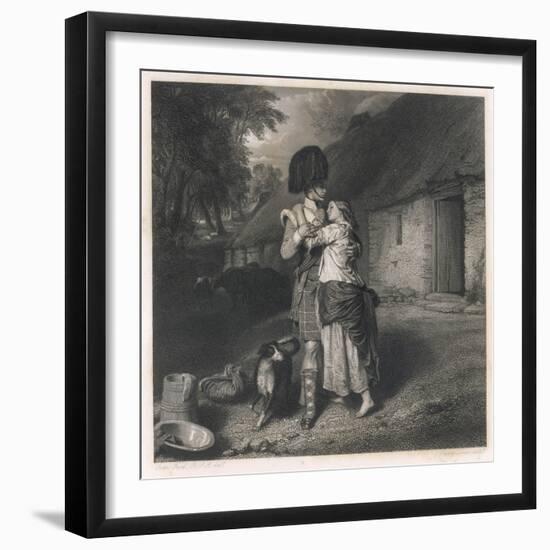 The Soldier's Return' the Embrace-null-Framed Art Print