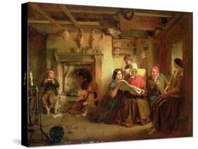 The Soldier's Return-Thomas Faed-Stretched Canvas