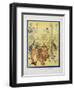 "The Soldier With the Green Whiskers Led Them Through the Streets"-William Denslow-Framed Giclee Print