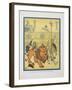 "The Soldier With the Green Whiskers Led Them Through the Streets"-William Denslow-Framed Giclee Print