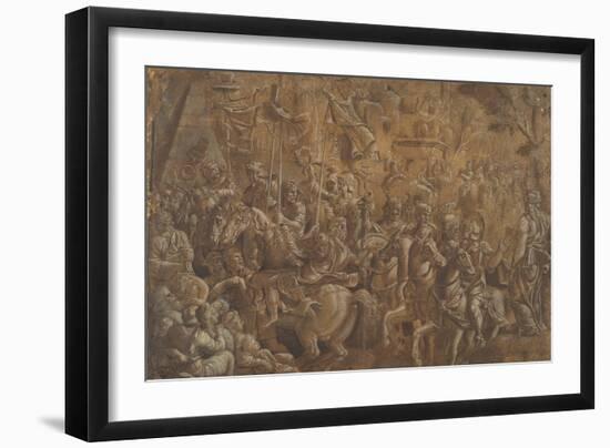 The Soldiers Crowned-null-Framed Giclee Print