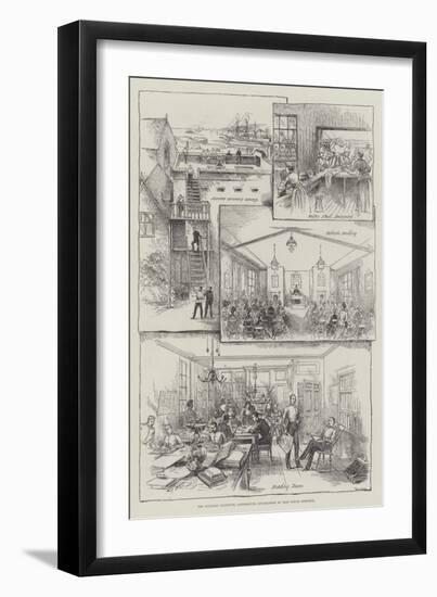 The Soldiers' Institute, Portsmouth, Established by Miss Sarah Robinson-null-Framed Giclee Print