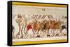 The Soldiers Leaving Hastings to Do Battle with Harold, Detail from Bayeux Tapestry, Before 1082-null-Framed Stretched Canvas