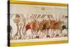 The Soldiers Leaving Hastings to Do Battle with Harold, Detail from Bayeux Tapestry, Before 1082-null-Stretched Canvas