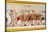 The Soldiers Leaving Hastings to Do Battle with Harold, Detail from Bayeux Tapestry, Before 1082-null-Mounted Giclee Print