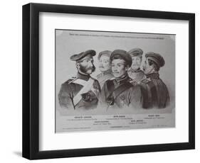 The Soldiers Who Distinguished Themselves in the Defense of Sevastopol, 1855-Vasily Timm-Framed Giclee Print