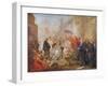 The Solemn Entry of Monseigneur Nicolas-Joseph De Paris as Bishop of Orleans in 734, 1745-Charles Joseph Natoire-Framed Premium Giclee Print