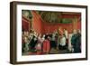 The Solemnization of the Marriage of Prince James Francis Edward Stuart (1688-1766) and Princess Ma-Agostino Masucci-Framed Giclee Print