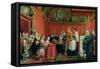 The Solemnization of the Marriage of Prince James Francis Edward Stuart (1688-1766) and Princess Ma-Agostino Masucci-Framed Stretched Canvas