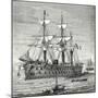 The 'Solferino' Ironclad Steam-Propelled Warship Launched in 1863-null-Mounted Giclee Print