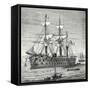The 'Solferino' Ironclad Steam-Propelled Warship Launched in 1863-null-Framed Stretched Canvas