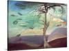 The Solitary Cedar, 1907-Tivadar Csontvary Kosztka-Stretched Canvas